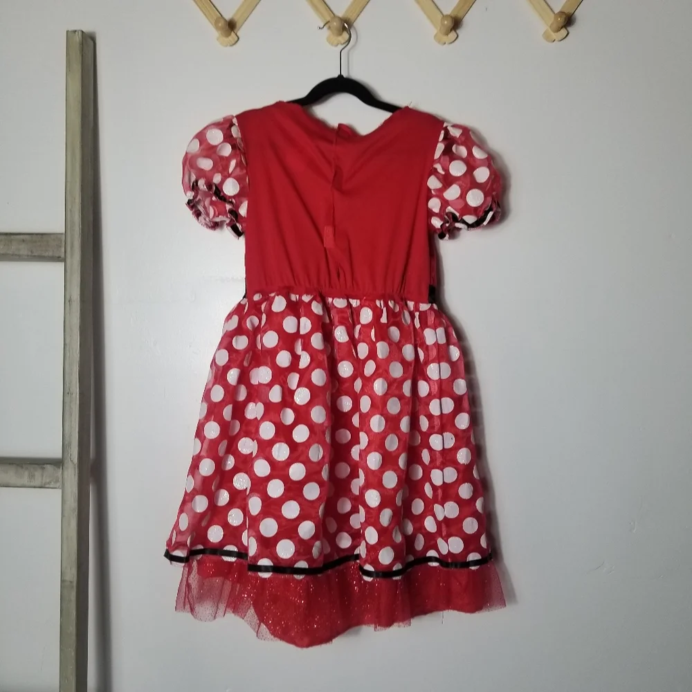 DISNEY MINNIE MOUSE DRESS-UP DRESS SIZE 8/10 MEDIUM